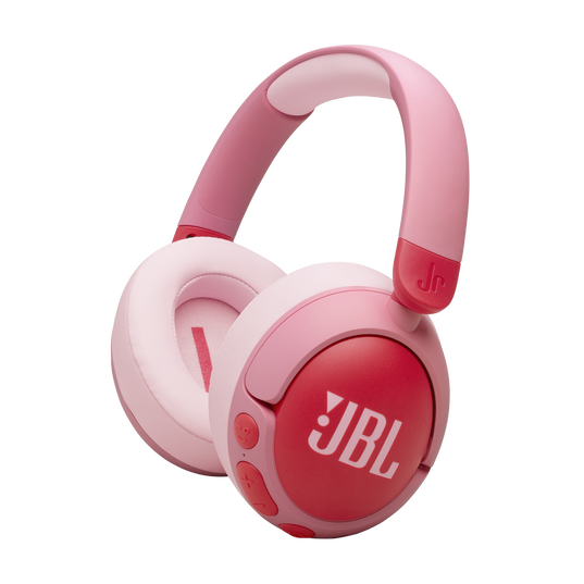 JBL Junior 470NC - Pink - Wireless over-ear noise cancelling kids headphones - Hero